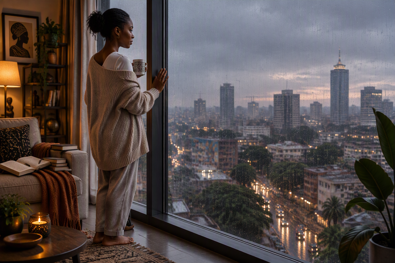 A woman sitting alone, feeling disconnected in her marriage